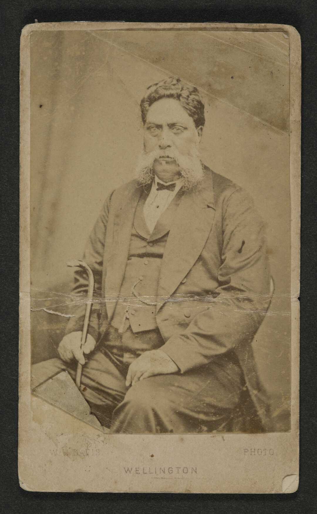 Tamihana Te Rauparaha - W H W Davis - ca 1872